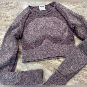 Gymshark Plum Heather Crew Neck Sweater